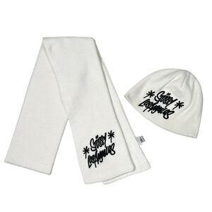 Vintage Stussy Beanie Skullcap Scarf Set Stussy Los Angeles